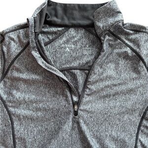 Antigua Heathered Gray Stretch Pullover Women’s Size Small